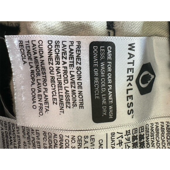 Levi's 511 Slim Fit Jeans Men's W34 L30 Black Denim Zip Fly 5-Pocket - Picture 4 of 6